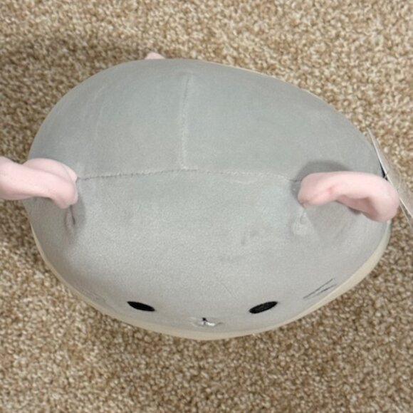 NWT Pet Squishmallows Original 7.5" Rusty the Rat Grey and White 2023 New Plush - Picture 4 of 4